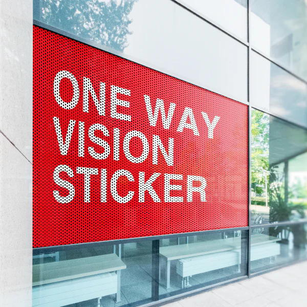 Oneway vision sticker